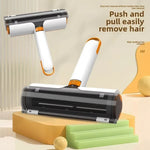 Pet hair roller for removing hair from sofa and furniture