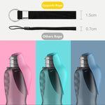 Portable Dog Water Bottle with Built-In Bowl – 800ml
