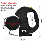 Retractable Dual Dog Leash