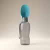 Portable 800ml dog water bottle with built-in bowl